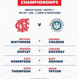 National Club Championship   Northern v Pontefract - 30th January